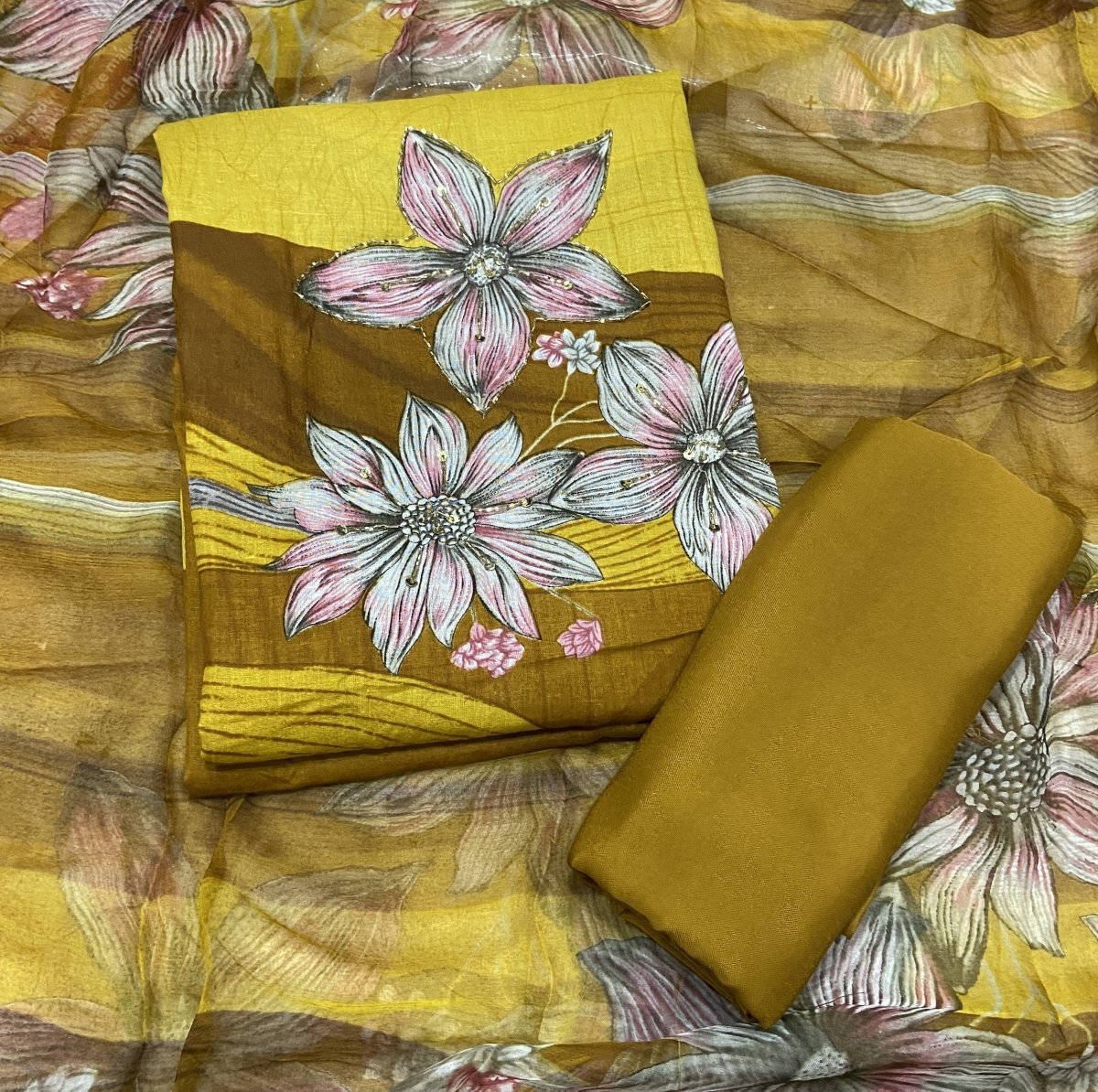 Cambric Cotton Print Suit Set - Yanchi