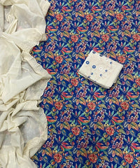 Cambric Cotton Print Suit Set - Yanchi