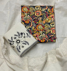 Cambric Cotton Print Suit Set - Yanchi