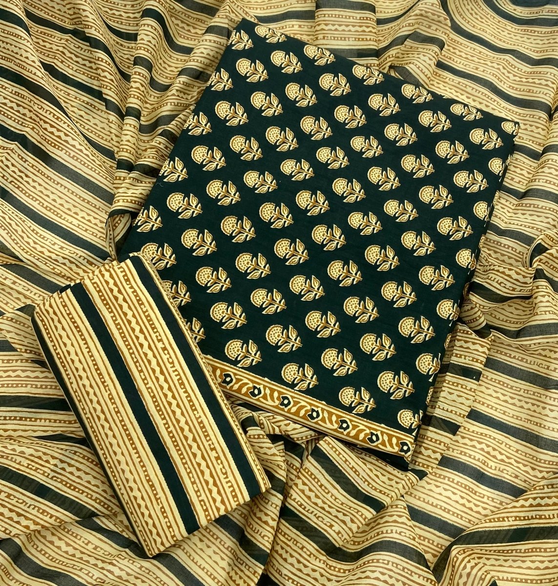 Celestial Pure Cotton Print be Suit Set (Luxury Feel) - Yanchi