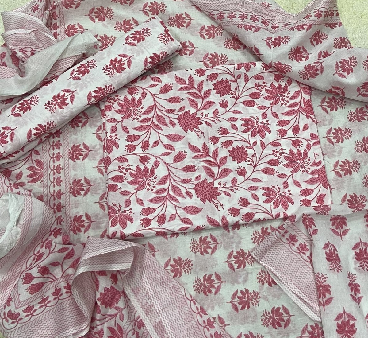 Celestial Pure Cotton Print Suit Set (Luxury Feel) - Yanchi