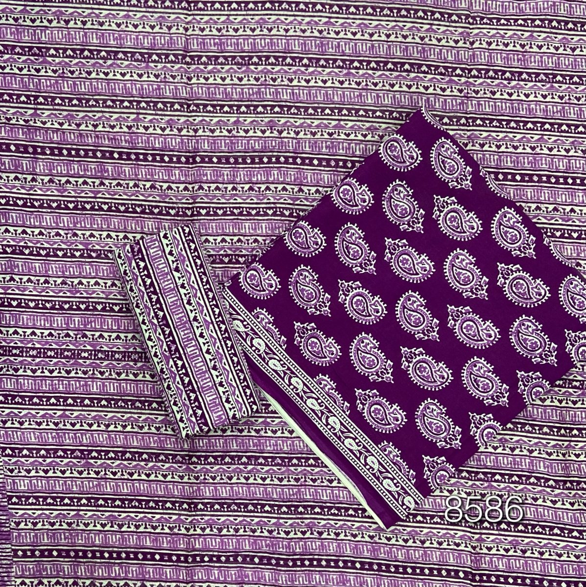 Celestial Pure Cotton Print Suit Set (Luxury Feel) - Yanchi