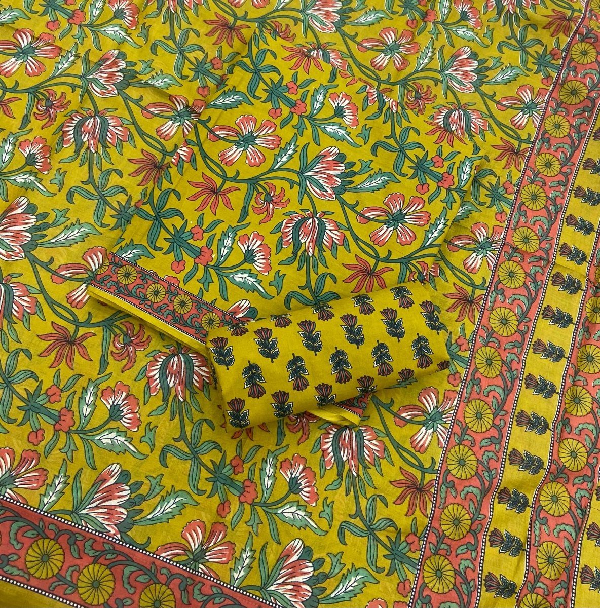 Celestial Pure Cotton Print Suit Set (Luxury Feel) - Yanchi