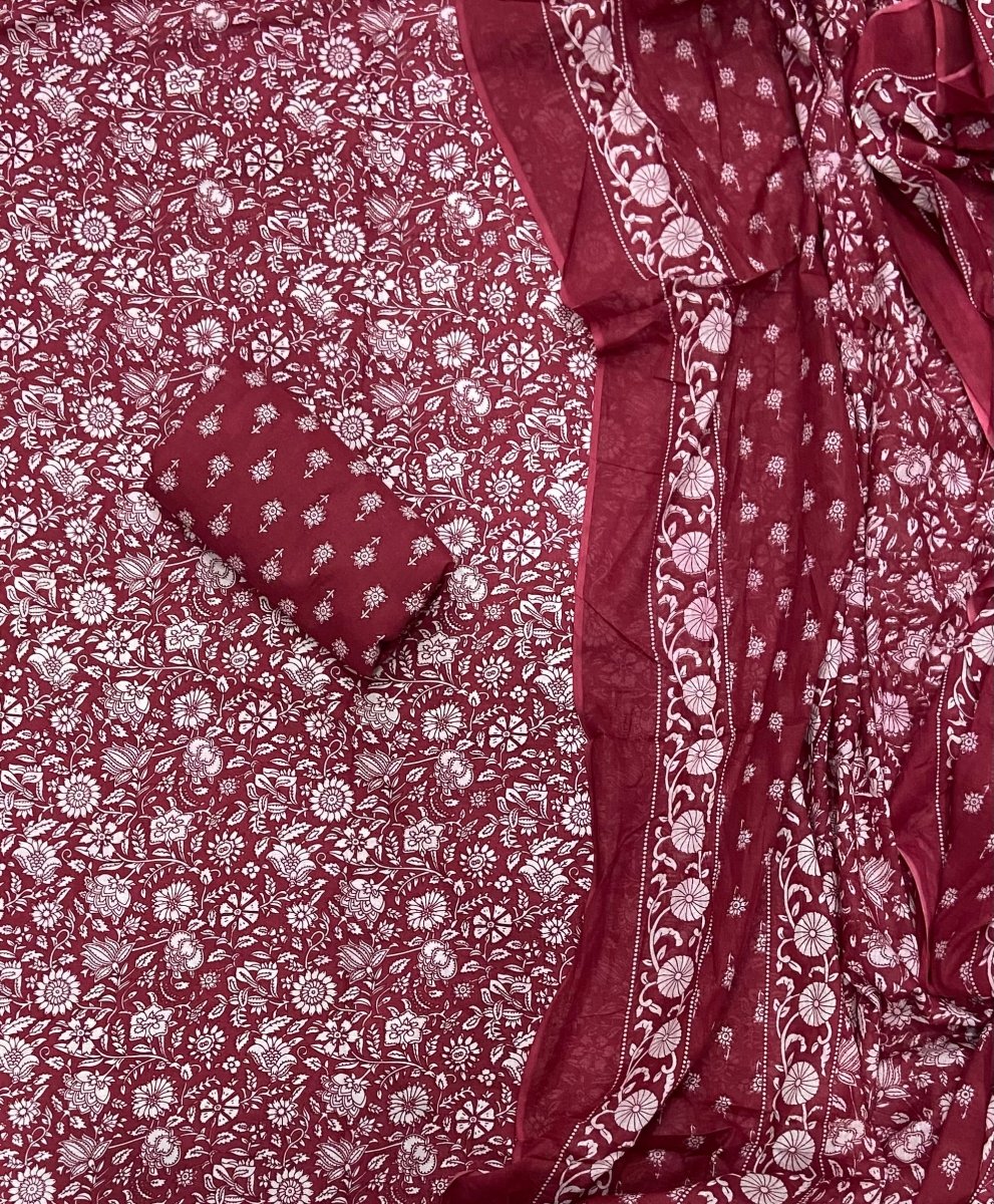 Celestial Pure Cotton Print Suit Set (Luxury Feel) - Yanchi