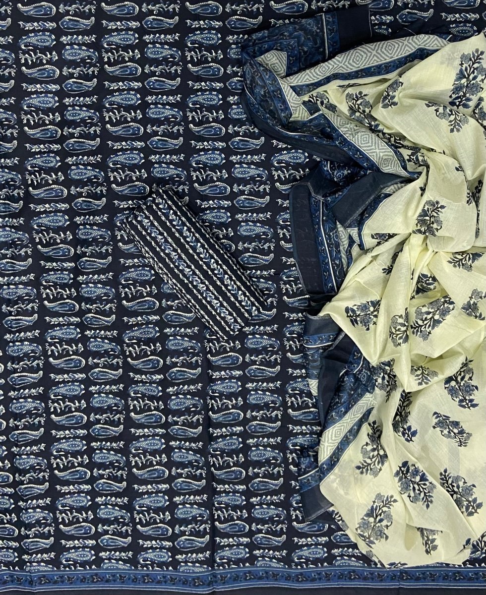 Celestial Pure Cotton Print Suit Set (Luxury Feel) - Yanchi