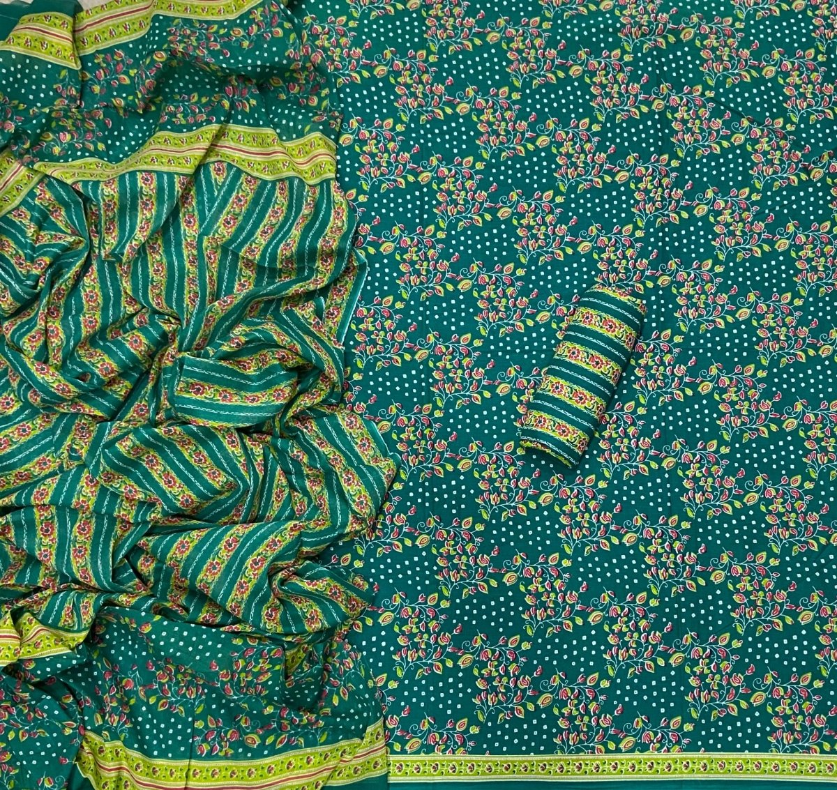 Celestial Pure Cotton Print Suit Set (Luxury Feel) - Yanchi