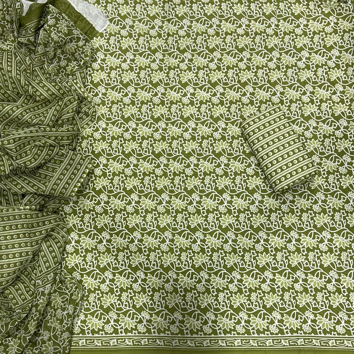 Celestial Pure Cotton Print Suit Set (Luxury Feel) - Yanchi