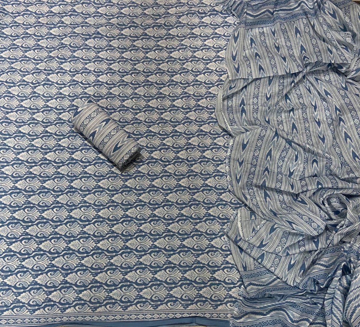 Celestial Pure Cotton Print Suit Set (Luxury Feel) - Yanchi