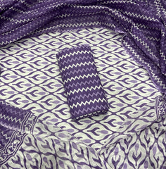 Celestial Pure Cotton Print Suit Set (Luxury Feel) - Yanchi