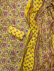 Celestial Pure Cotton Print Suit Set (Luxury Feel) - Yanchi