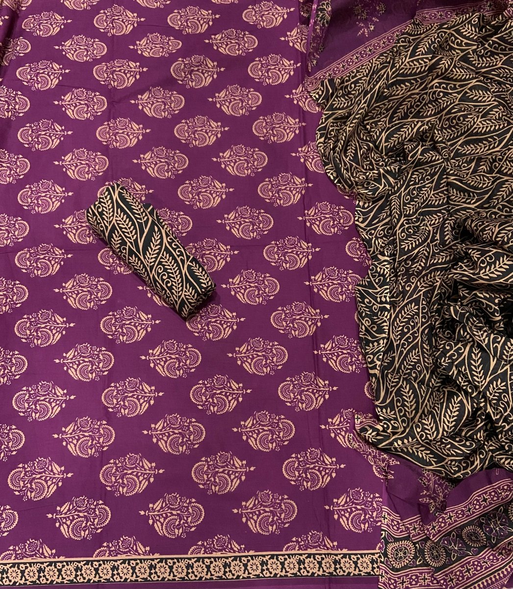 Celestial Pure Cotton Print Suit Set (Luxury Feel) - Yanchi