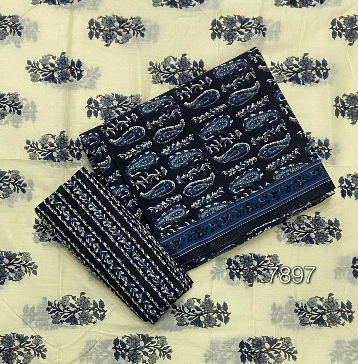 Celestial Pure Cotton Print Suit Set (Luxury Feel) - Yanchi