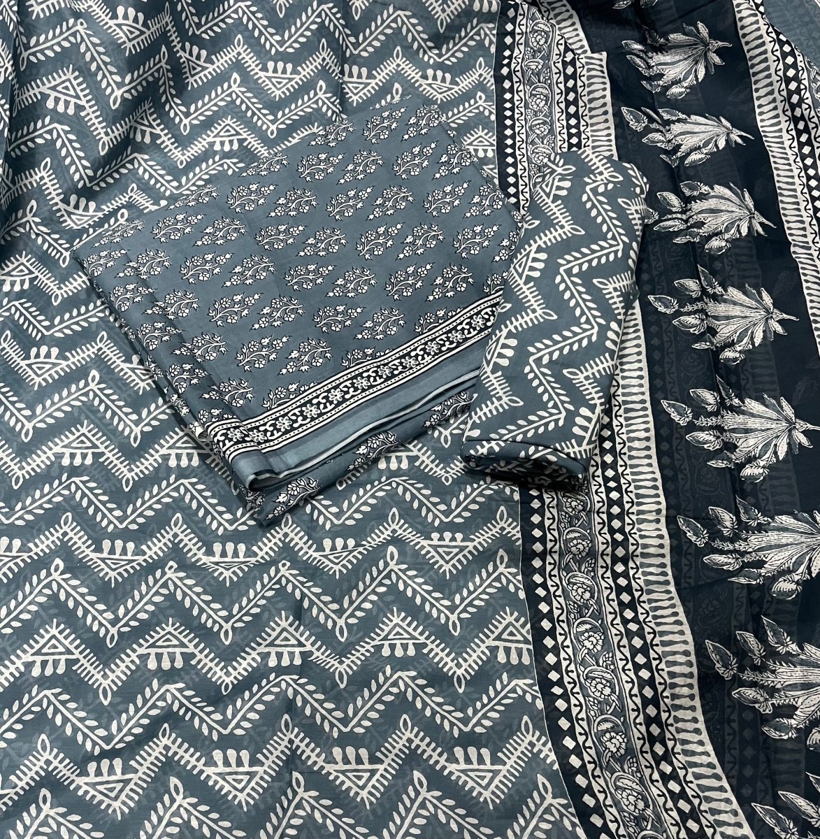 Celestial Pure Cotton Print Suit Set (Luxury Feel) - Yanchi