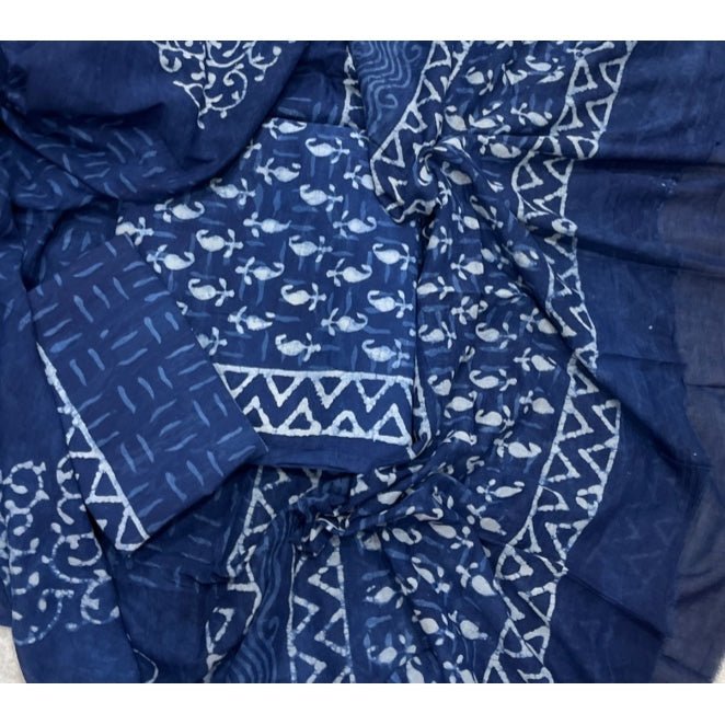Celestial Pure Cotton Print Suit Set (Luxury Feel) - Yanchi