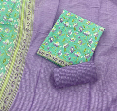 Celestial Pure Cotton Print Suit Set (Luxury Feel) - Yanchi