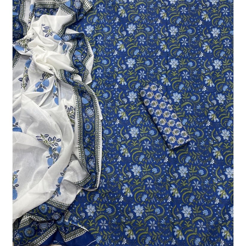 Celestial Pure Cotton Print Suit Set (Luxury Feel) - Yanchi