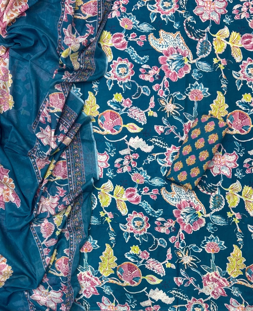 Celestial Pure Cotton Print Suit Set (Luxury Feel) - Yanchi
