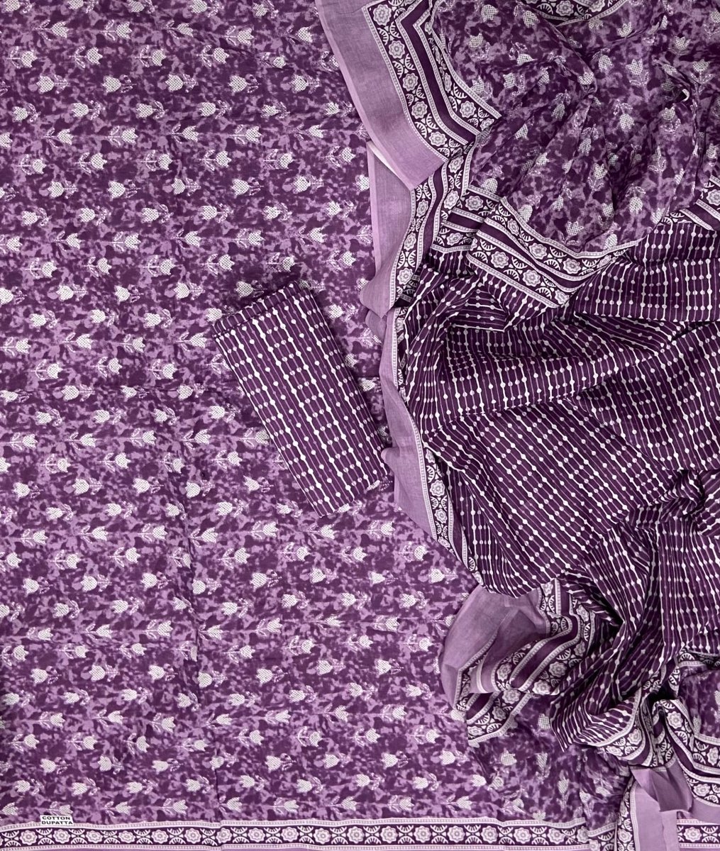 Celestial Pure Cotton Print Suit Set (Luxury Feel) - Yanchi