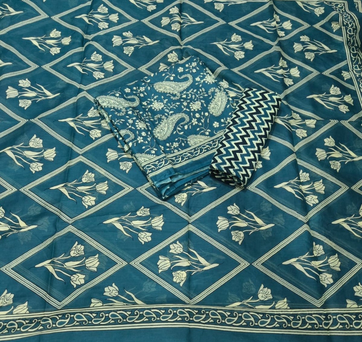 Celestial Pure Cotton Print Suit Set (Luxury Feel) - Yanchi