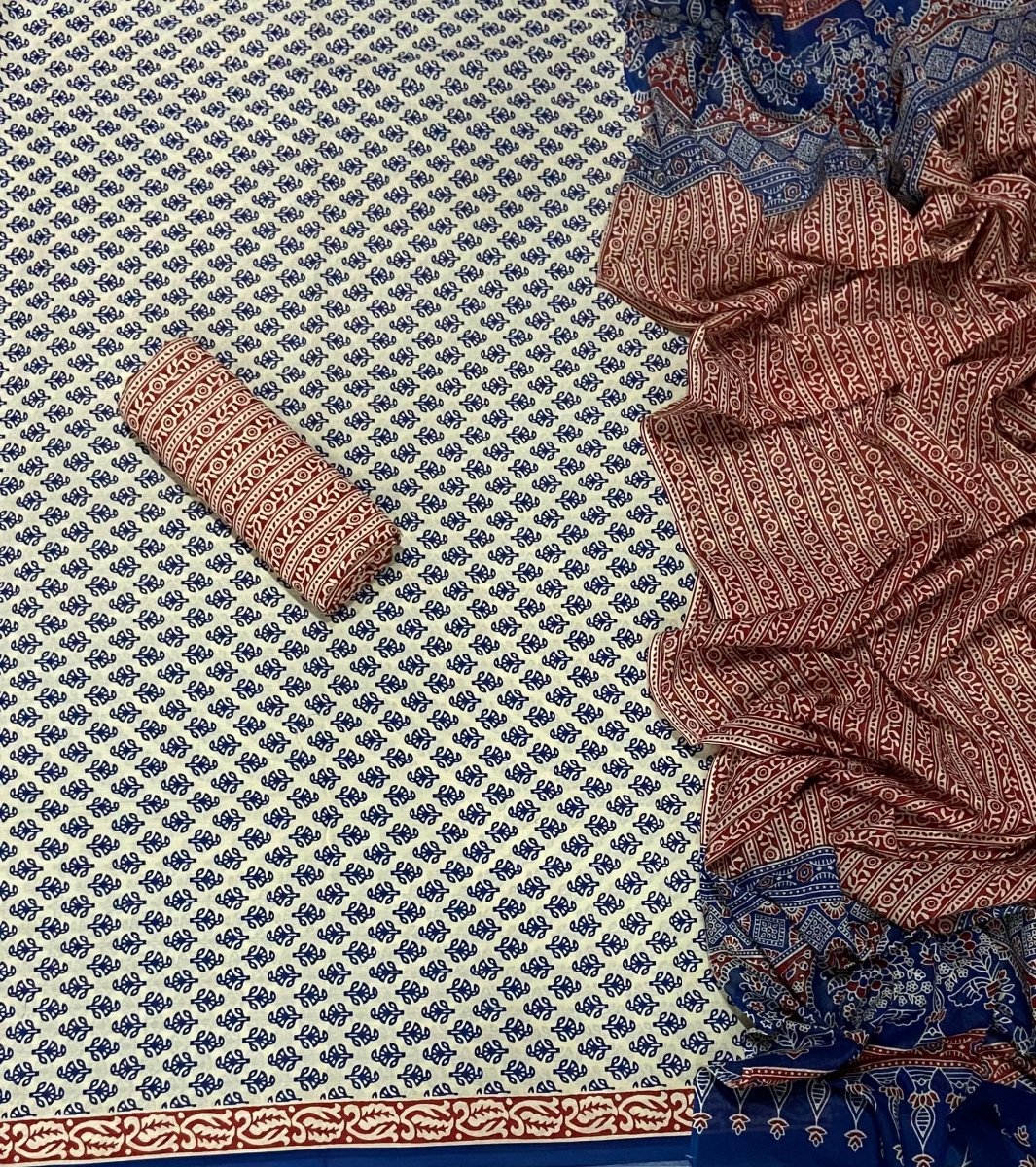 Celestial Pure Cotton Print Suit Set (Luxury Feel) - Yanchi