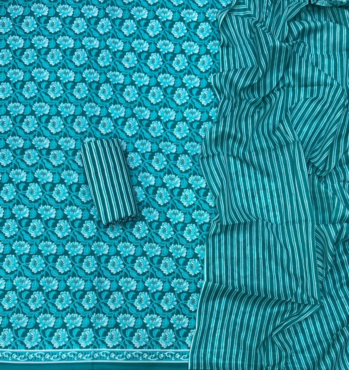 Celestial Pure Cotton Print Suit Set (Luxury Feel) - Yanchi