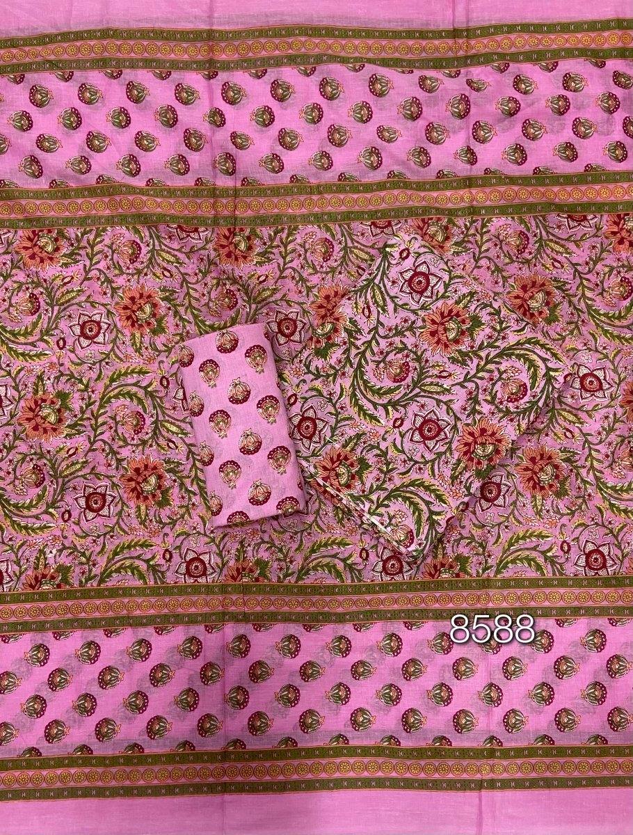 Celestial Pure Cotton Print Suit Set (Luxury Feel) - Yanchi