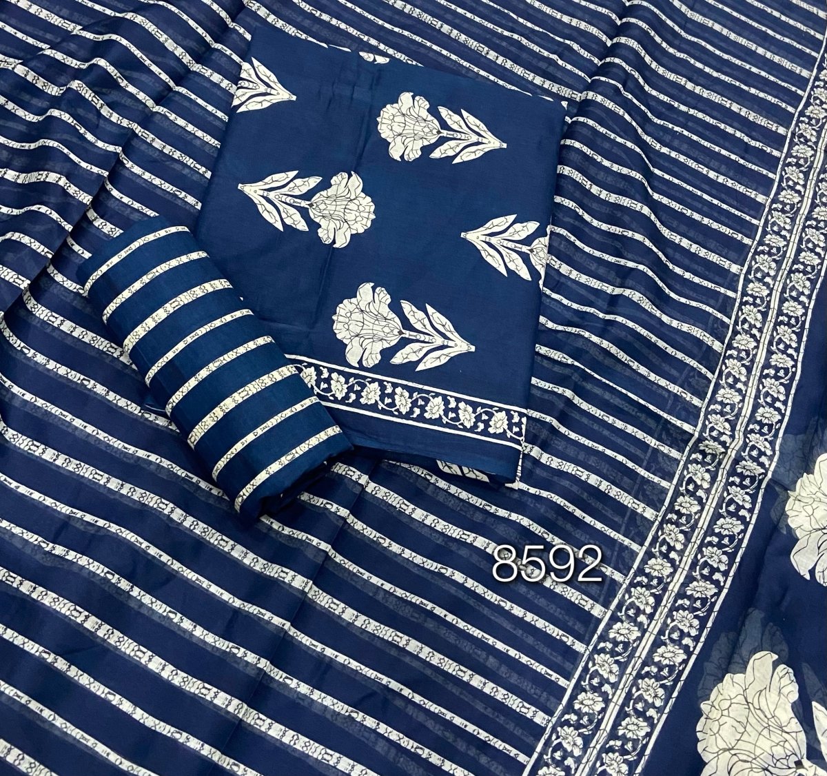 Celestial Pure Cotton Print Suit Set (Luxury Feel) - Yanchi