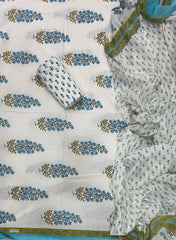 Celestial Pure Cotton Print Suit Set (Luxury Feel) - Yanchi