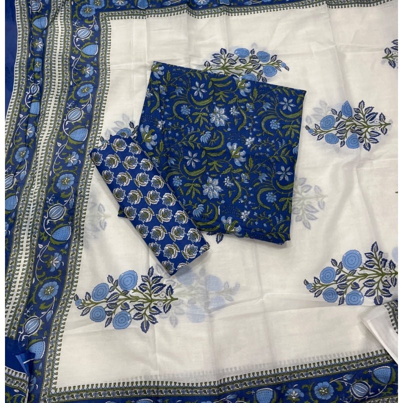 Celestial Pure Cotton Print Suit Set (Luxury Feel) - Yanchi