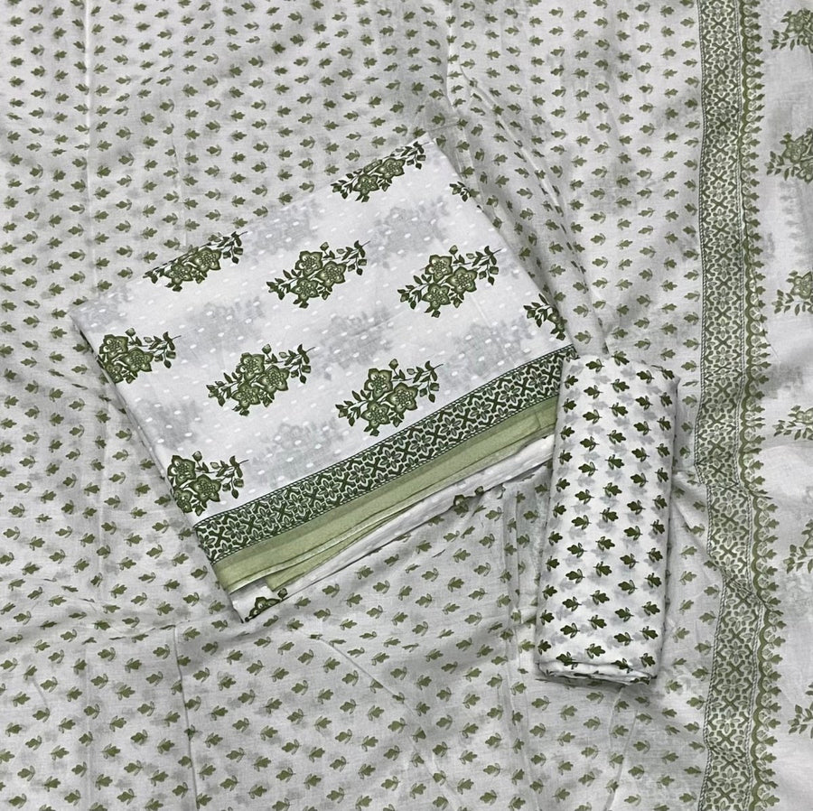 Celestial Pure Cotton Print Suit Set (Luxury Feel) - Yanchi