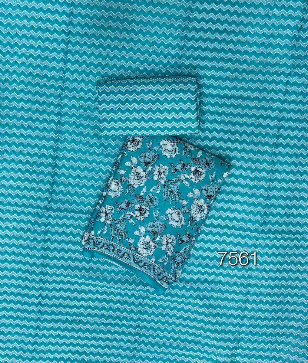 Celestial Pure Cotton Print Suit Set (Luxury Feel) - Yanchi