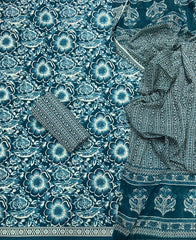 Celestial Pure Cotton Print Suit Set (Luxury Feel) - Yanchi