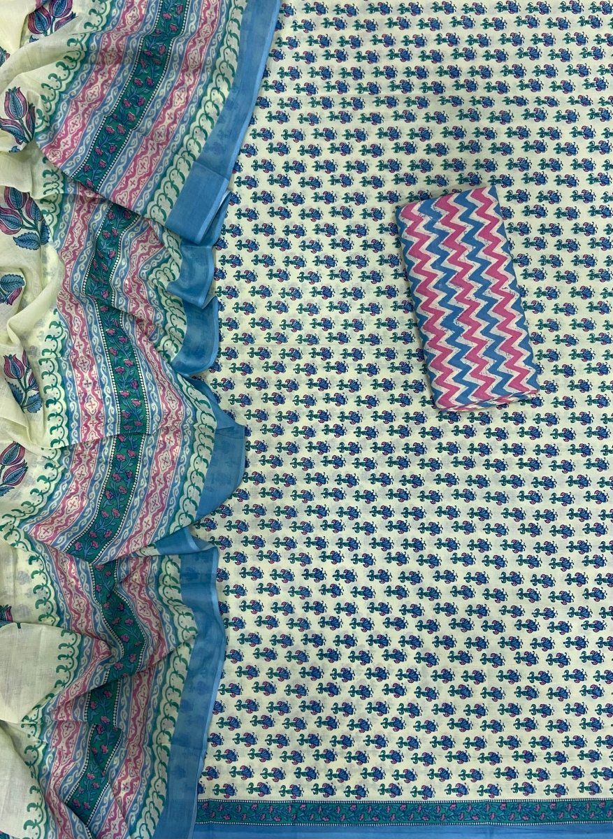 Celestial Pure Cotton Print Suit Set (Luxury Feel) - Yanchi