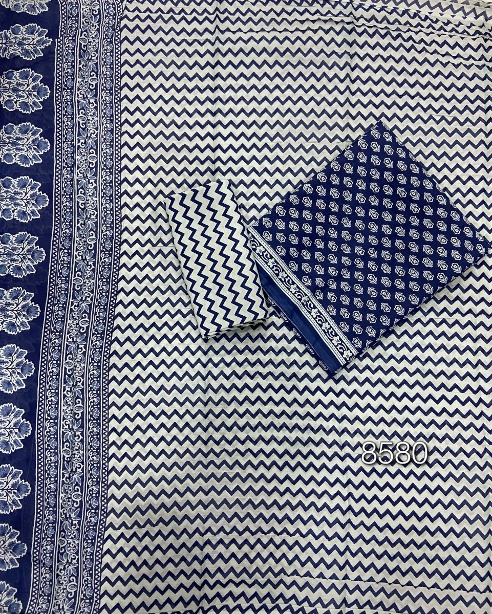 Celestial Pure Cotton Print Suit Set (Luxury Feel) - Yanchi