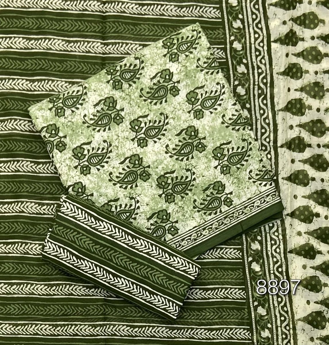 Celestial Pure Cotton Print Suit Set (Luxury Feel) - Yanchi
