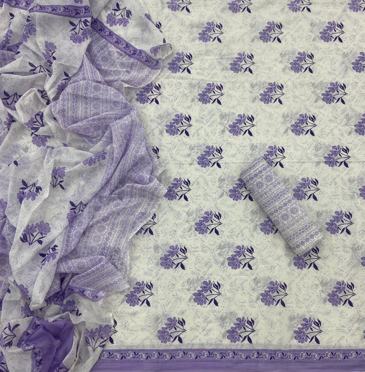 Celestial Pure Cotton Print Suit Set (Luxury Feel) - Yanchi