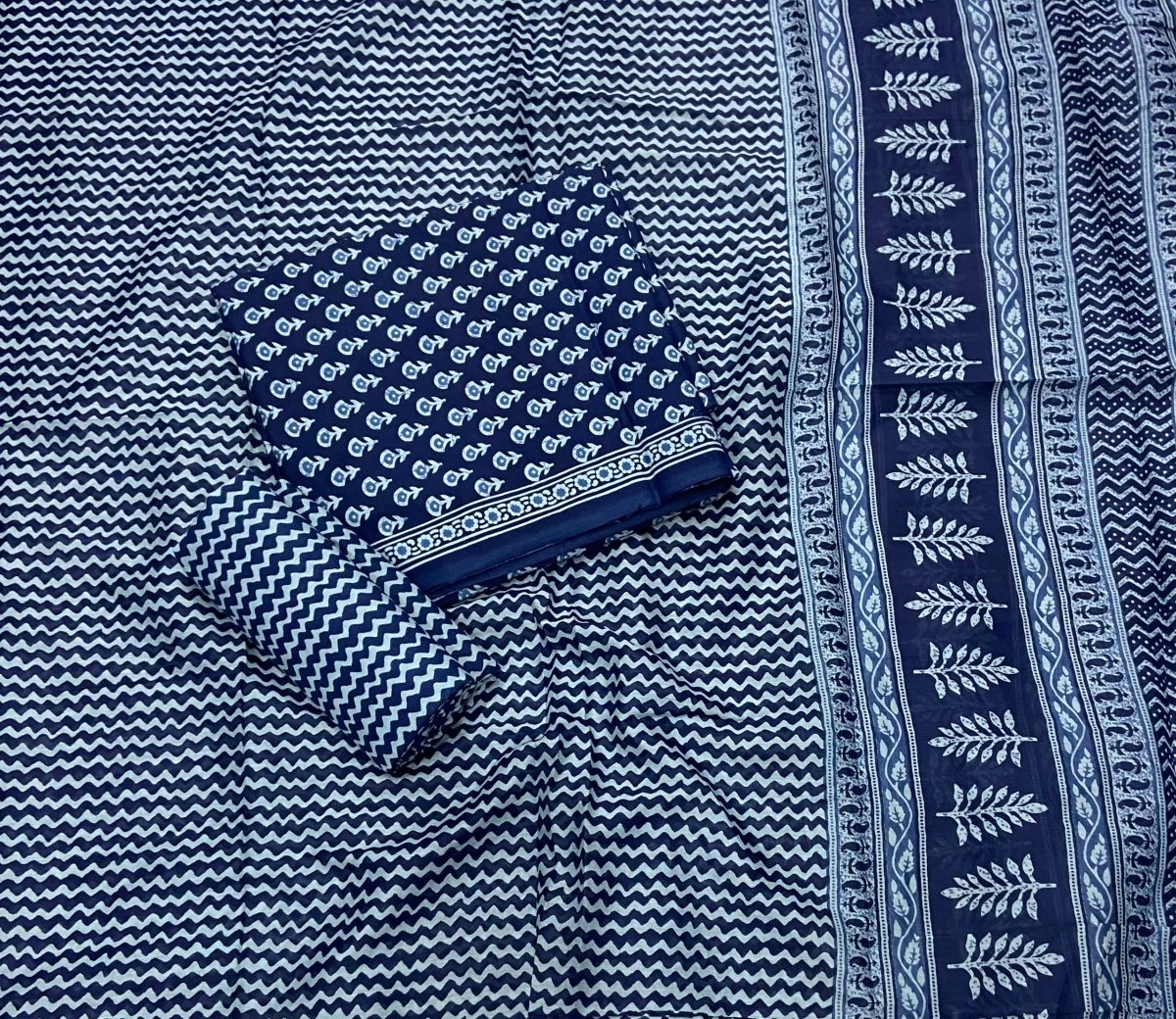 Celestial Pure Cotton Print Suit Set (Luxury Feel) - Yanchi