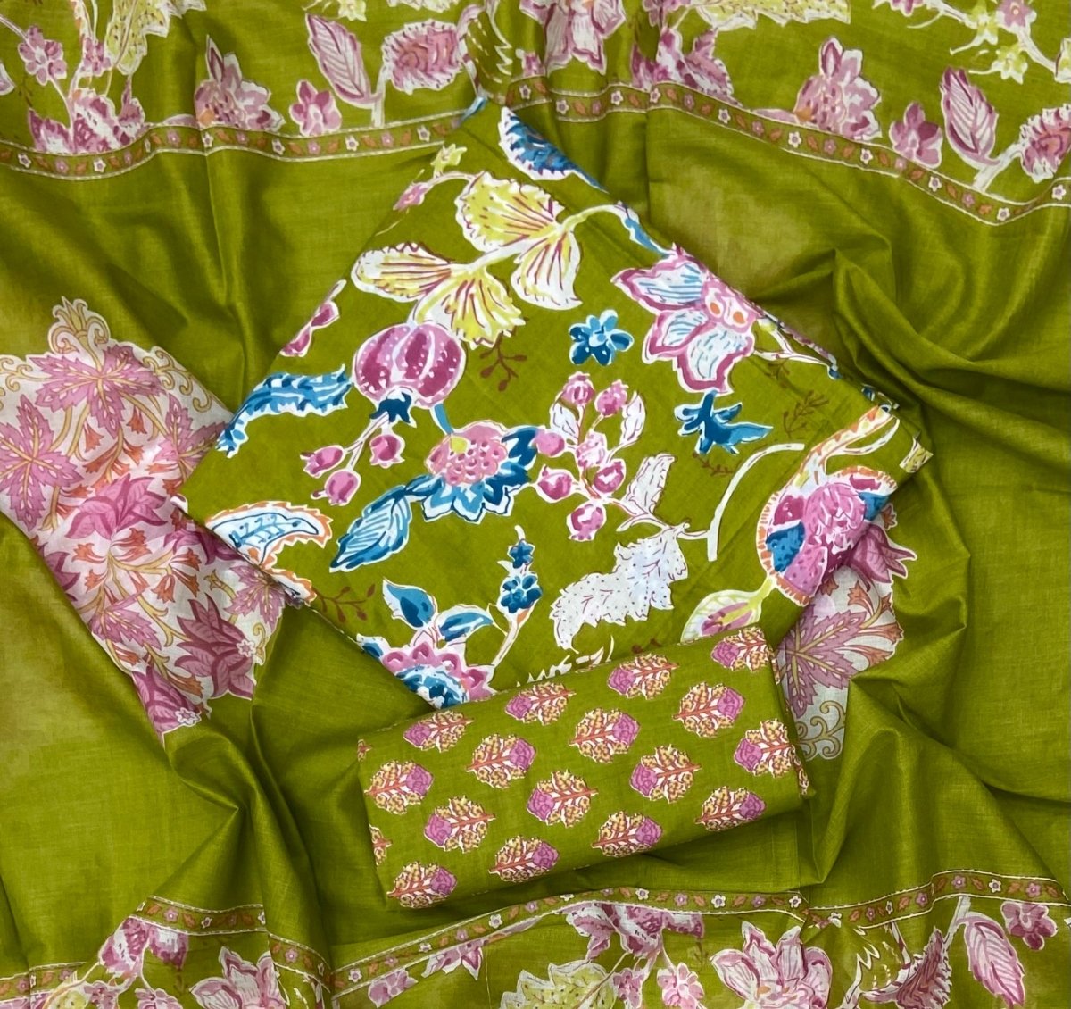 Celestial Pure Cotton Print Suit Set (Luxury Feel) - Yanchi