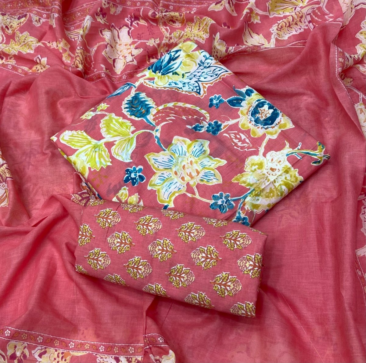Celestial Pure Cotton Print Suit Set (Luxury Feel) - Yanchi