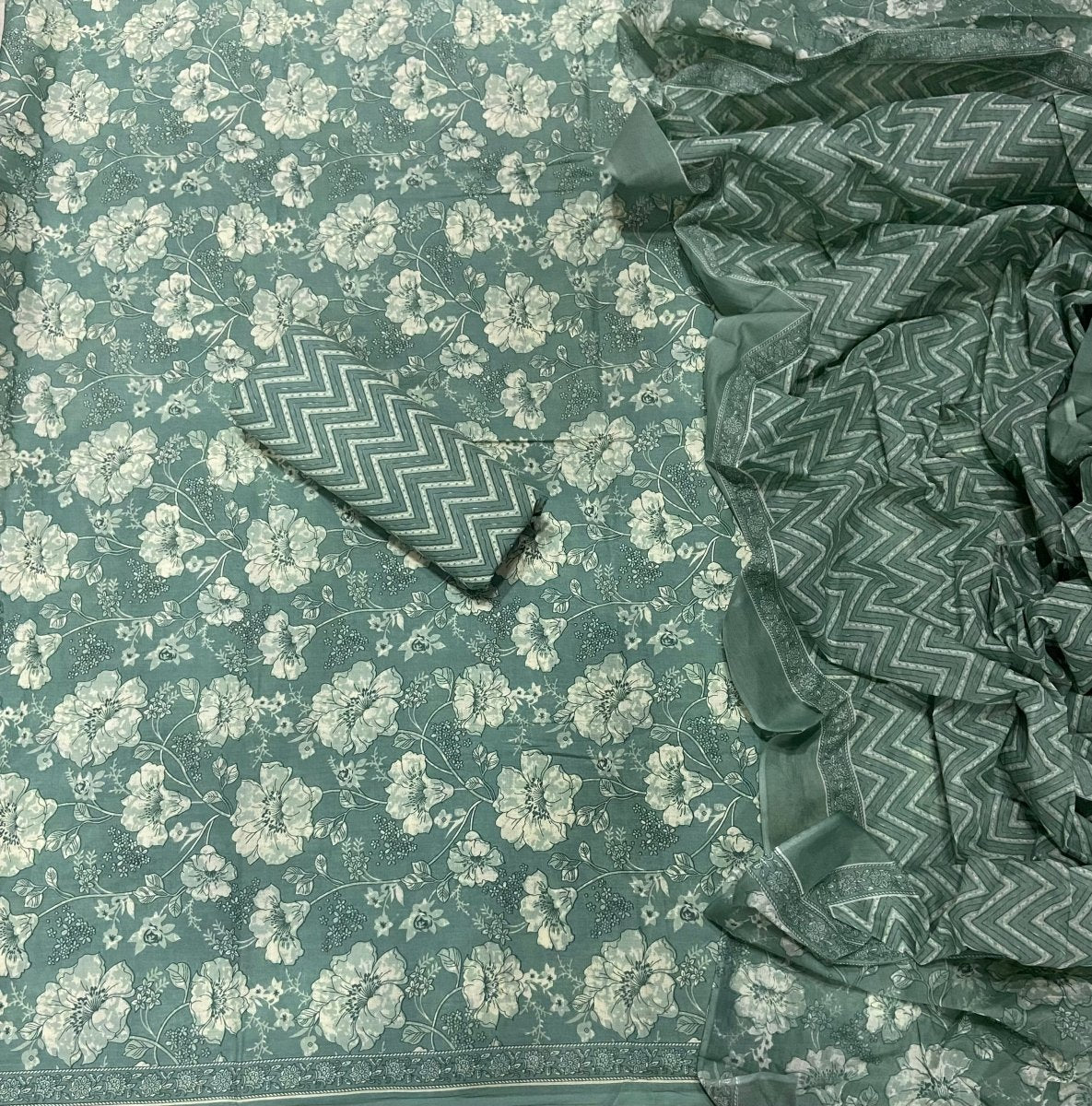 Celestial Pure Cotton Print Suit Set (Luxury Feel) - Yanchi