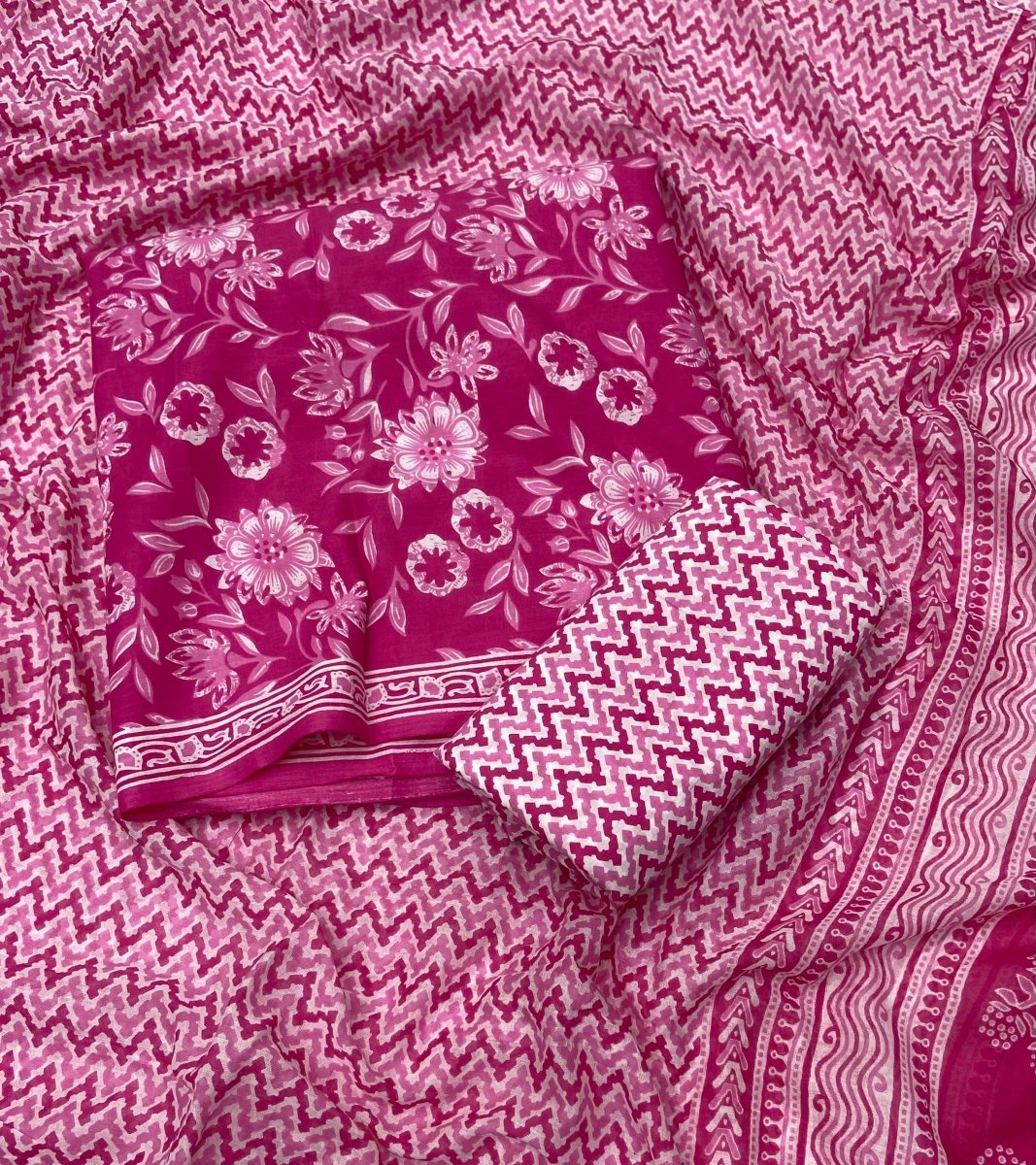 Celestial Pure Cotton Print Suit Set (Luxury Feel) - Yanchi