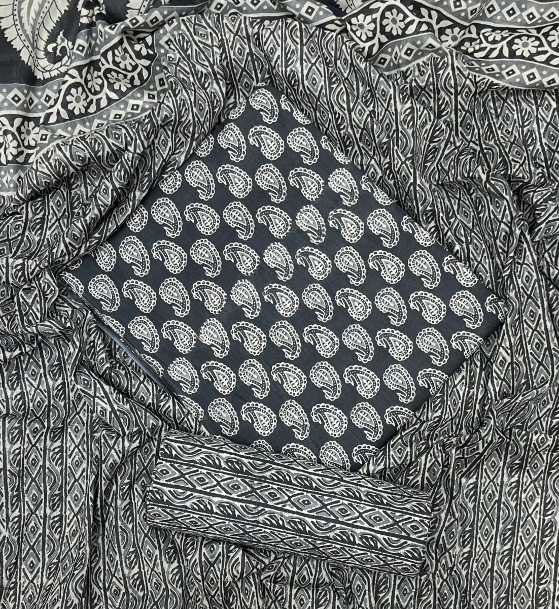 Celestial Pure Cotton Print Suit Set (Luxury Feel) - Yanchi