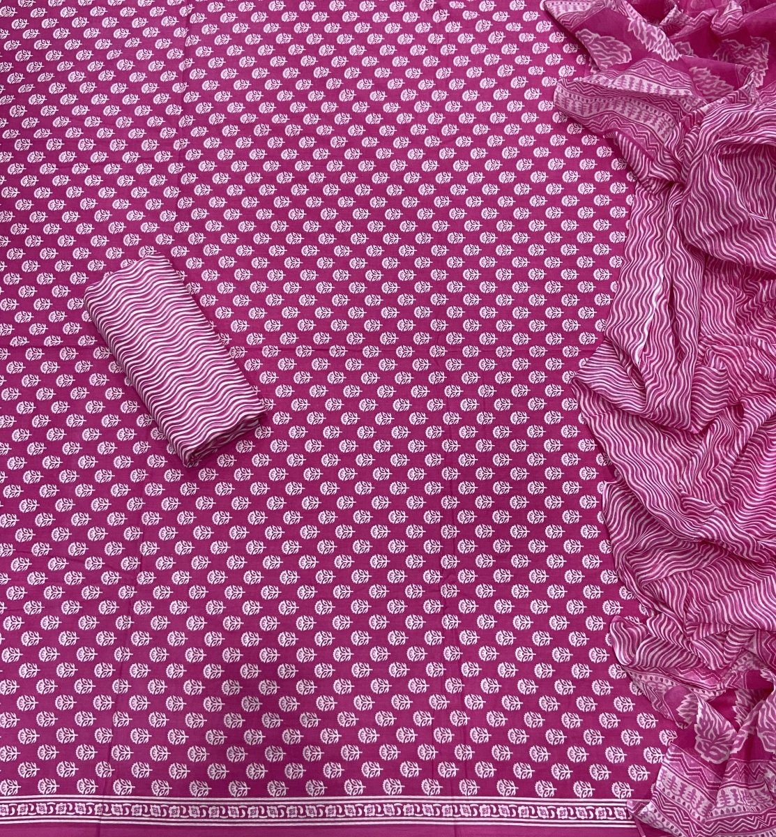 Celestial Pure Cotton Print Suit Set (Luxury Feel) - Yanchi