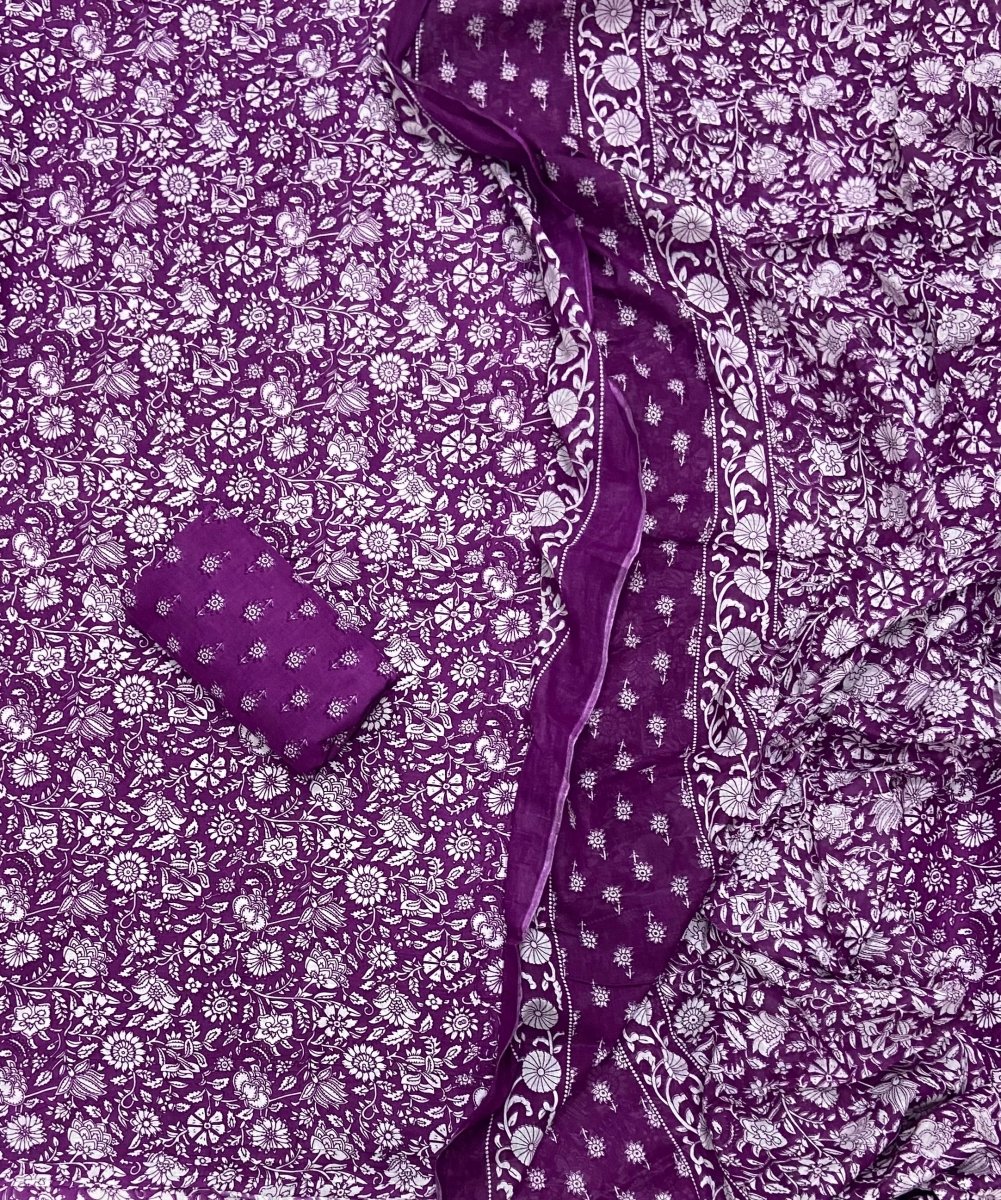 Celestial Pure Cotton Print Suit Set (Luxury Feel) - Yanchi
