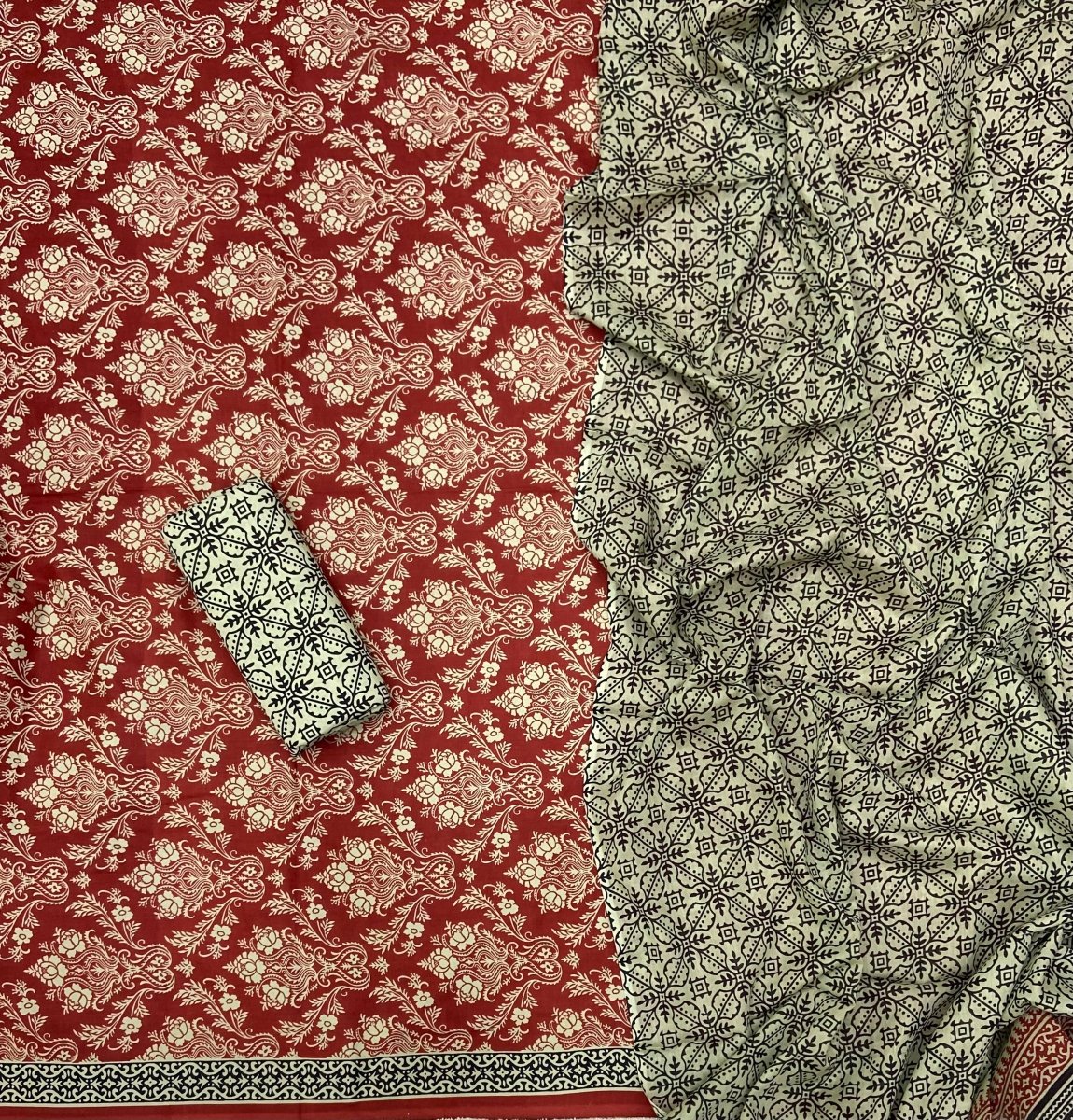 Celestial Pure Cotton Print Suit Set (Luxury Feel) - Yanchi