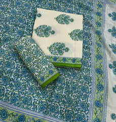 Celestial Pure Cotton Print Suit Set (Luxury Feel) - Yanchi