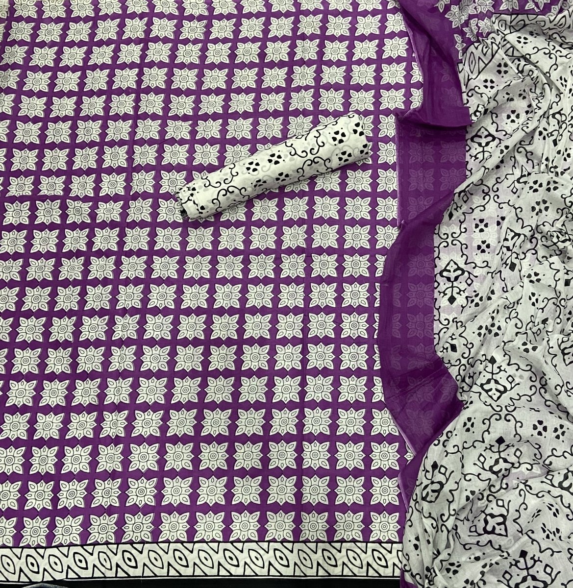 Celestial Pure Cotton Print Suit Set (Luxury Feel) - Yanchi