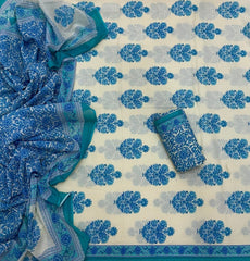 Celestial Pure Cotton Print Suit Set (Luxury Feel) - Yanchi