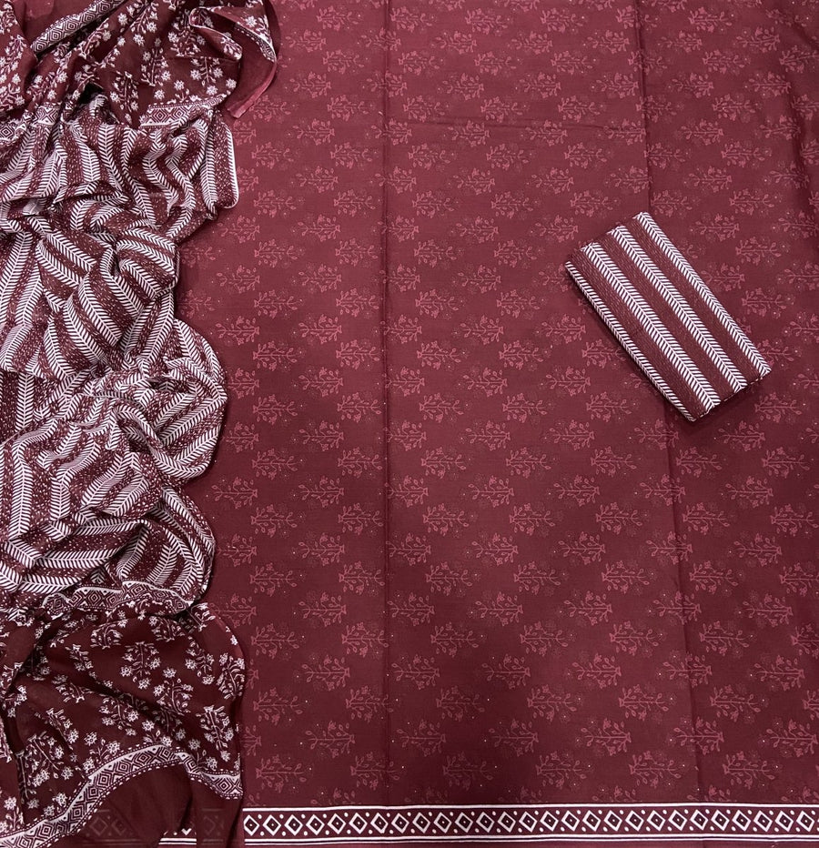 Celestial Pure Cotton Print Suit Set (Luxury Feel) - Yanchi