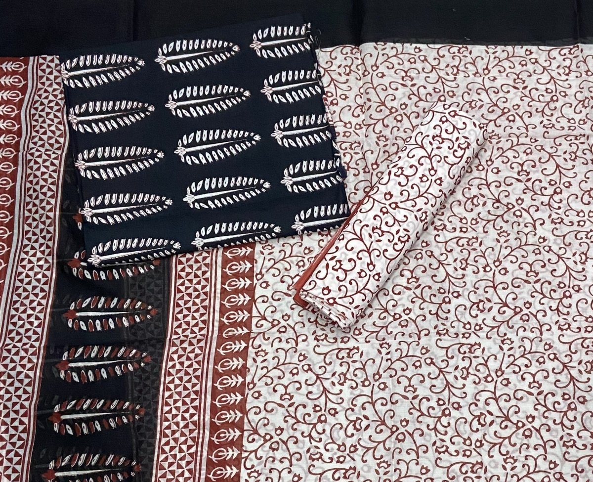Celestial Pure Cotton Print Suit Set (Luxury Feel) - Yanchi